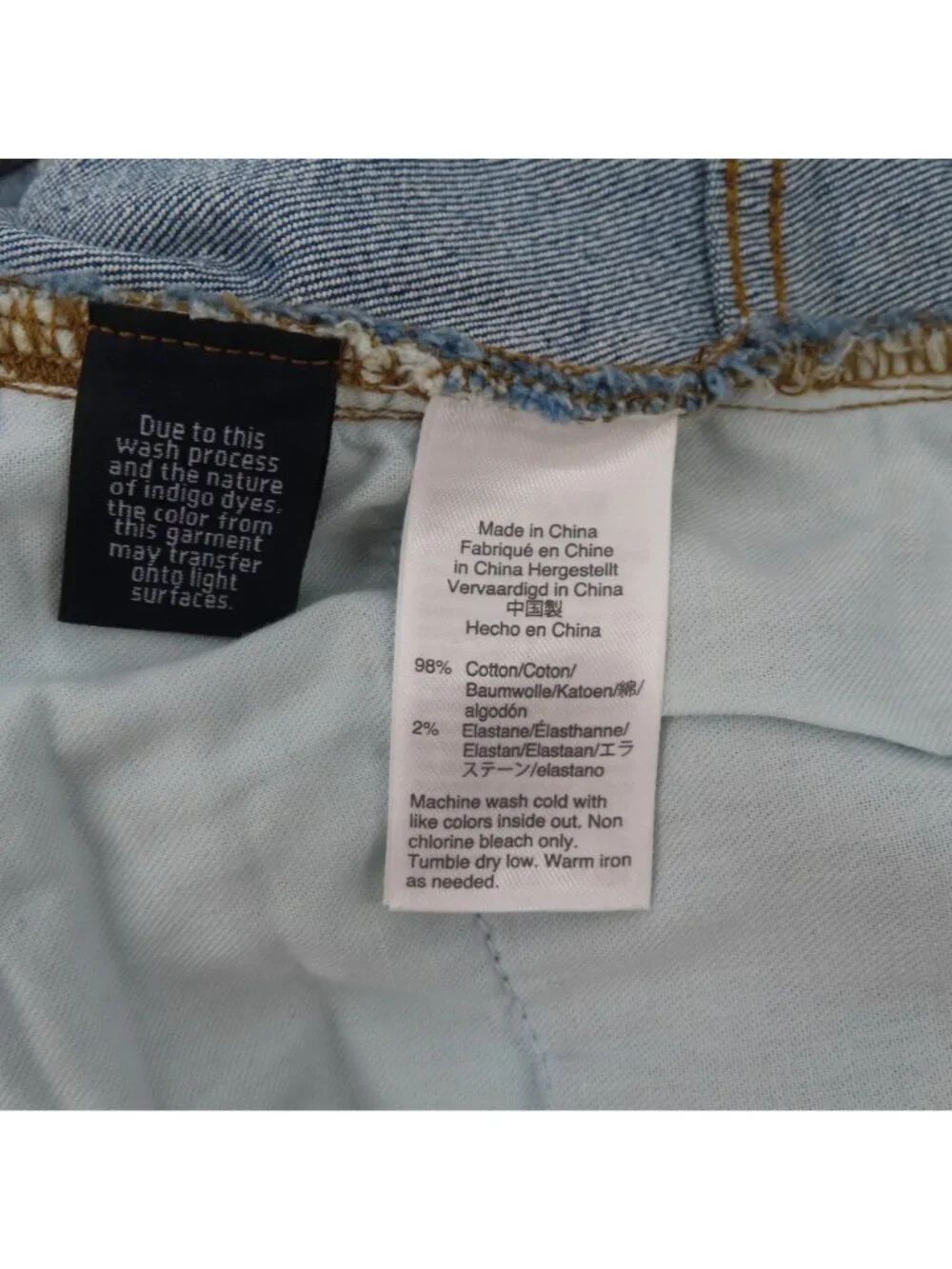 J Crew Women 32 Blue Jean Button Fly Skirt Whiskered Denim Pockets Cotton NEW